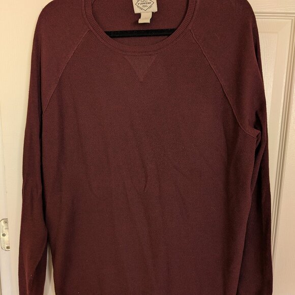 Men's Maroon St. John's Bay Sweater - Picture 1 of 3